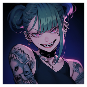 Insane smile