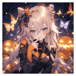 Pumpkin witch