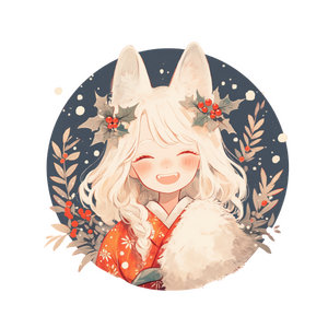 Happy Christmas Kitsune